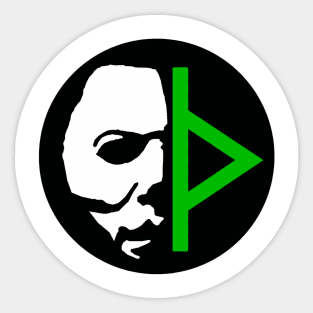 Michael Myers Thorn Symbol Halloween 6 Halloween 5 Thurisaz Sticker